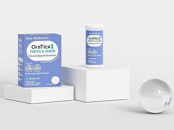 Oral−B D7015366XCMK Amazon.com: OraTicx Teeth & Gums Dental Probiotic, 8 Billion