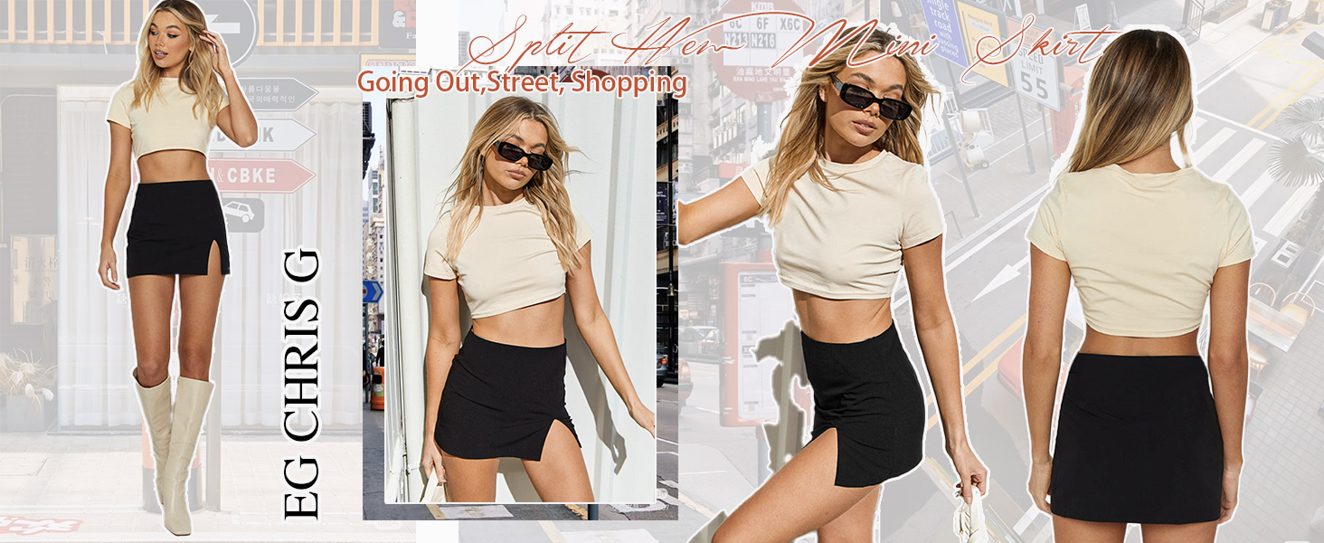 Black Mini Skirt
