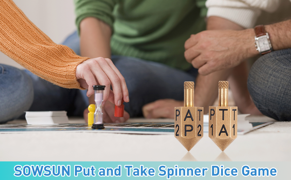 SOWSUN Put and Take Spinner Brass Solid Metal Spinning