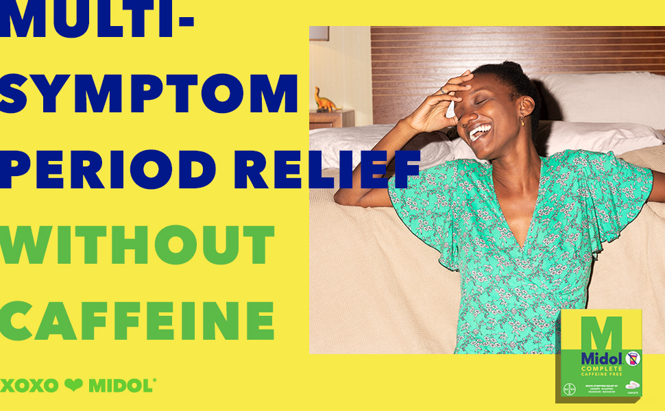 Midol complete caffeine free