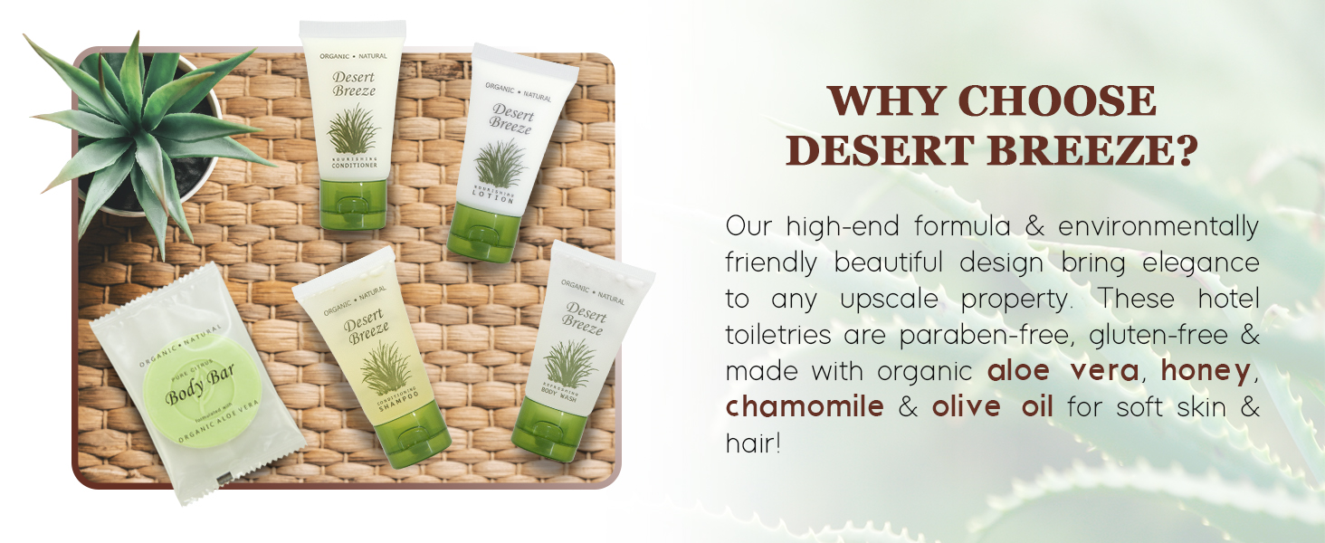 desert breeze amenities hotel travel size