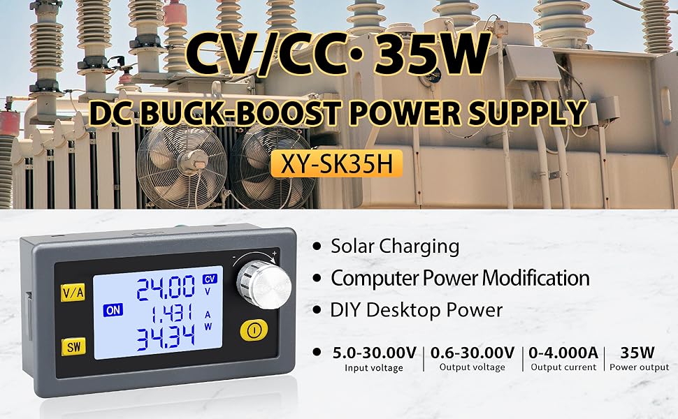 XYSK35H Adjustable DC Buck Boost Power Converter 530V to
