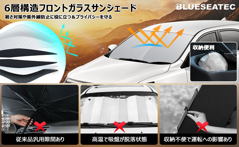 ハリアー60系 プライバシーサンシェード フロント リア ガラス全面 Amazon.co.jp: 【強化版】トヨタ ハリアー 60系 フロントガラス