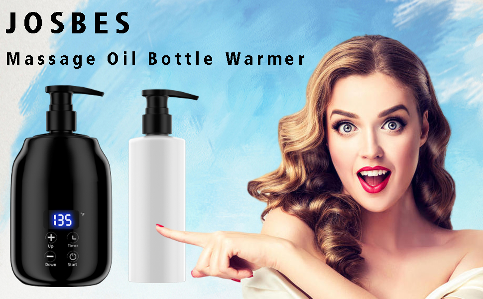 JOSBES Lotion Heater Dispenser Heater, Oil Bottle Heater, Professional