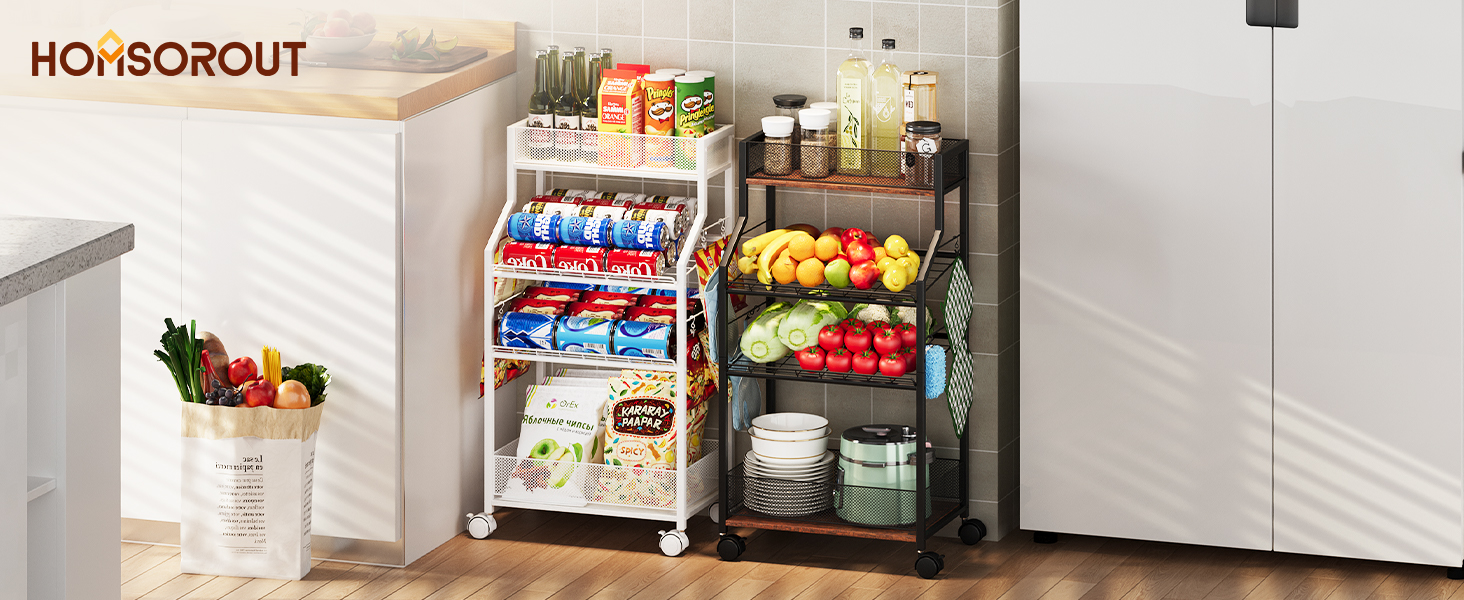 Can Rack Organizer for Pantry, Snack Organizer Shelf