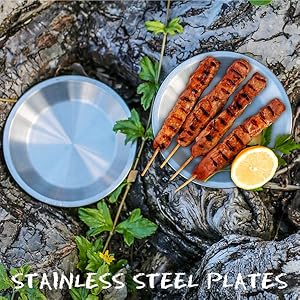 kelly kettle usa stainless steel camp plates