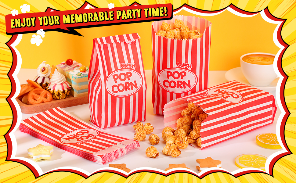 500 Pcs Paper Popcorn Holders, 1 oz Red and White Striped