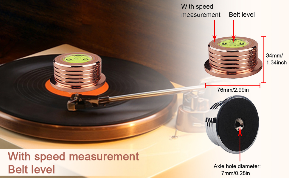 LP Disc Stabilizer Speed measurement method