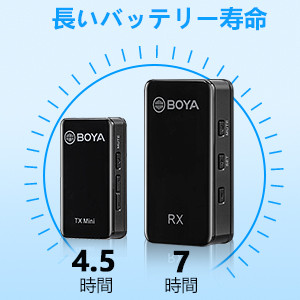 Amazon.co.jp: BOYA BY-XM6 S1ミニワイヤレスラバリエマイク