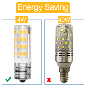 40 watt incandescent bulbs