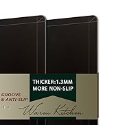 Flexible Plastic Cutting Boards for Kitchen, WK Foldable Cutting Board Mats with Juice Grooves, N...