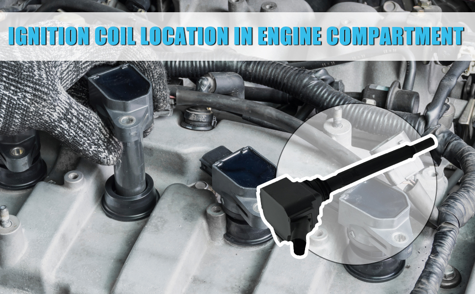 TAUTOY Set of 4 UF673 Ignition Coil Pack