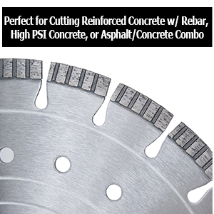 14 inch supreme concrete saw blade rebar cutting