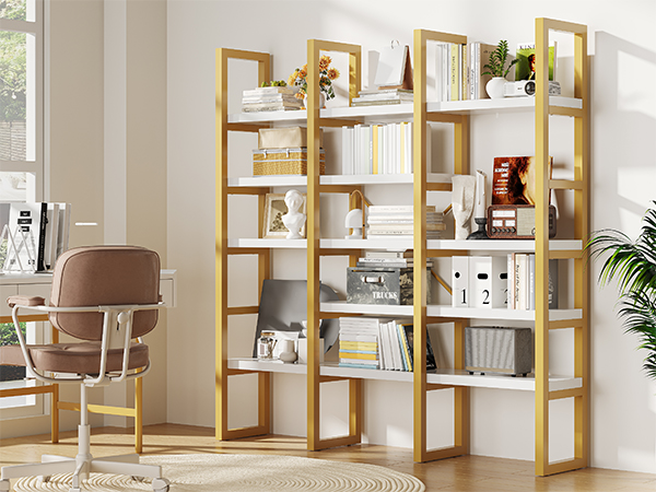 置物 Gold prestige Amazon.com: HOMEKAYT Gold Clothing Racks with Shelves