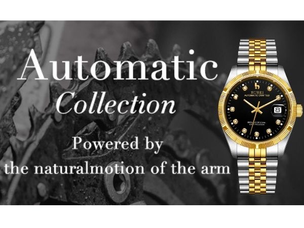 Amazon | [BUREI]メンズ腕時計自動巻き防水 おしゃれ アナログ