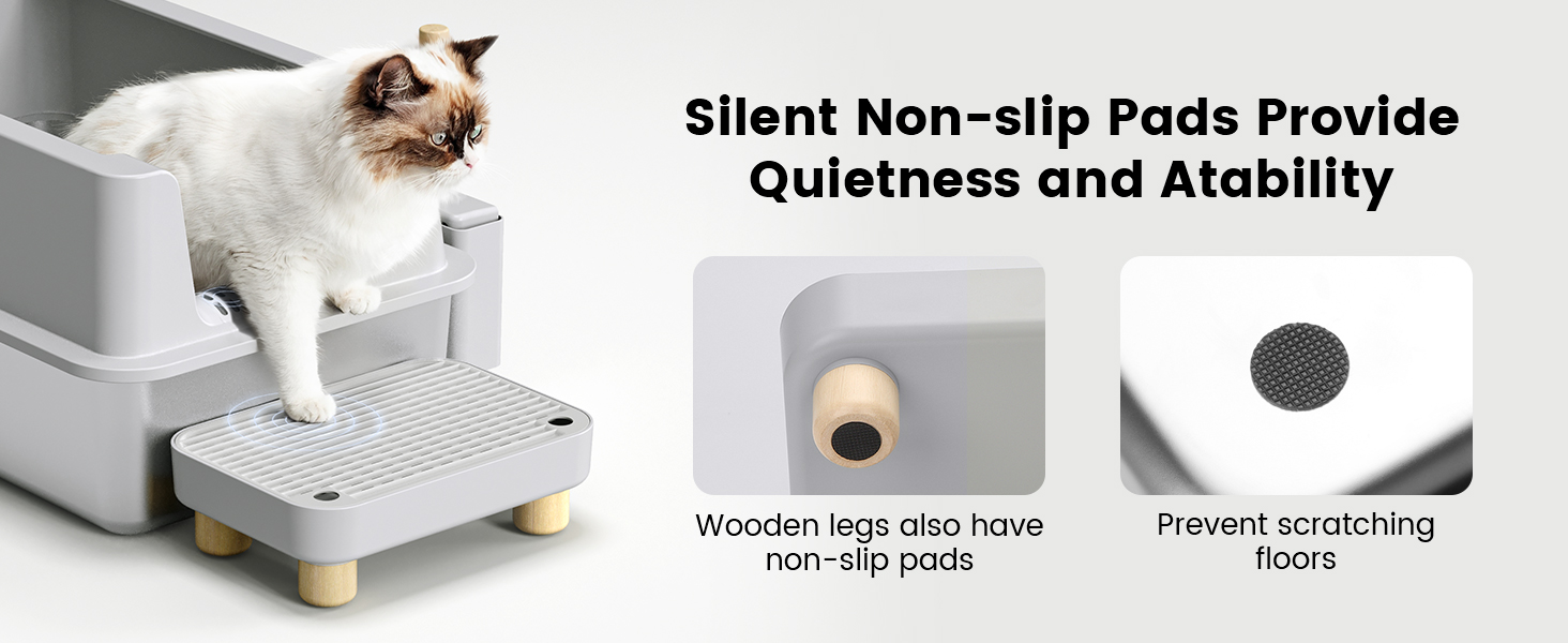 Litter box cat steel stainless extra large lid metal high sides scoop kitty cleaning xl pet jumbo