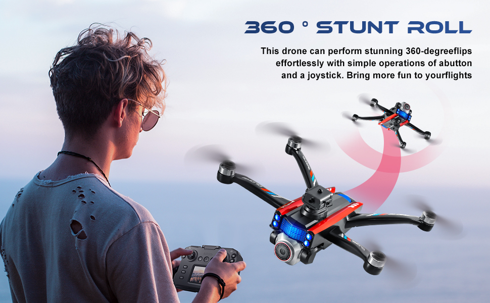 Remote-Controlled Drone with A Display Screen