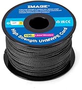 IMAGE High Strength Braided Cord, 100% UHMWPE Cord Throw Line 1.8mm, 660LB, 60m/196fts with Abras...