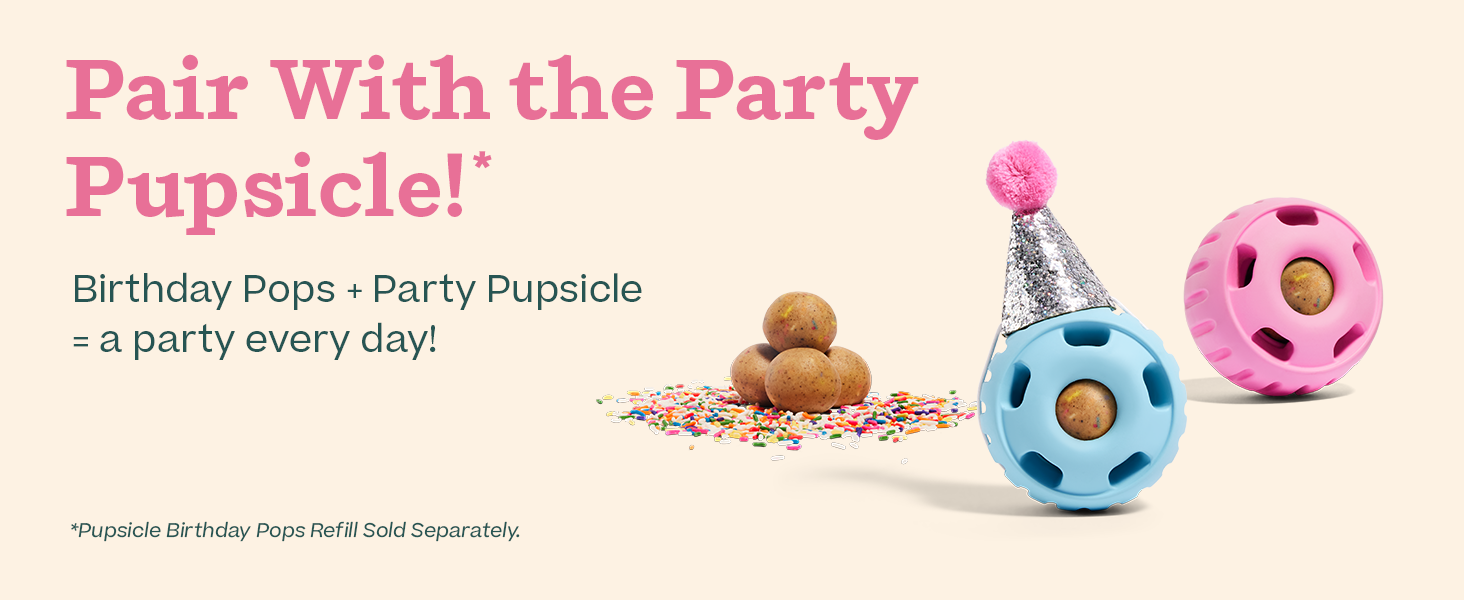 Pair with the Party Pupsicle