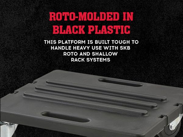 SKB キャスターボード Amazon.com: SKB Roto Rack/Shallow Rack Caster Platform with