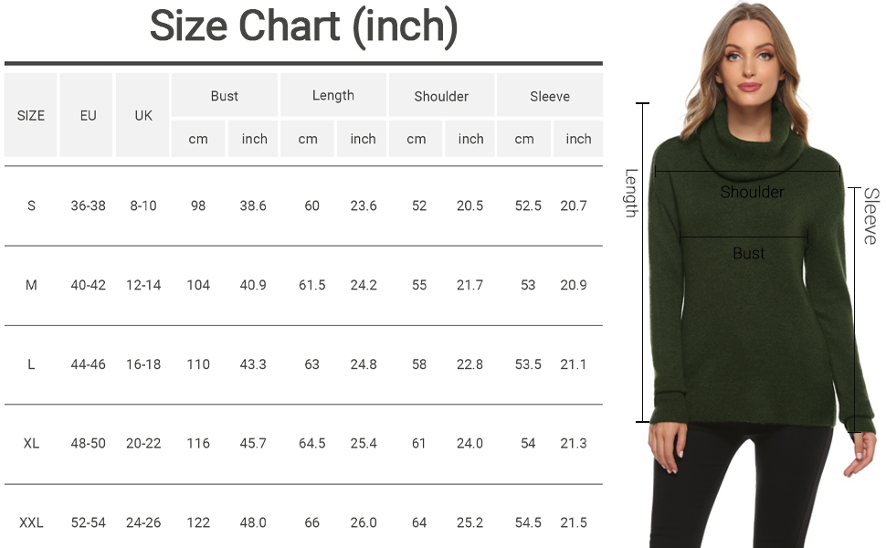 Damen Rollkragen Strickpullover