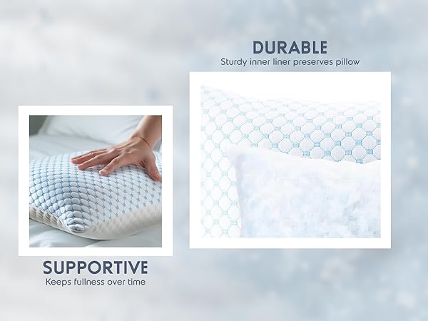 Amazon.com: Nestl Cooling Pillow for Sleeping 2 Pack, Luxury