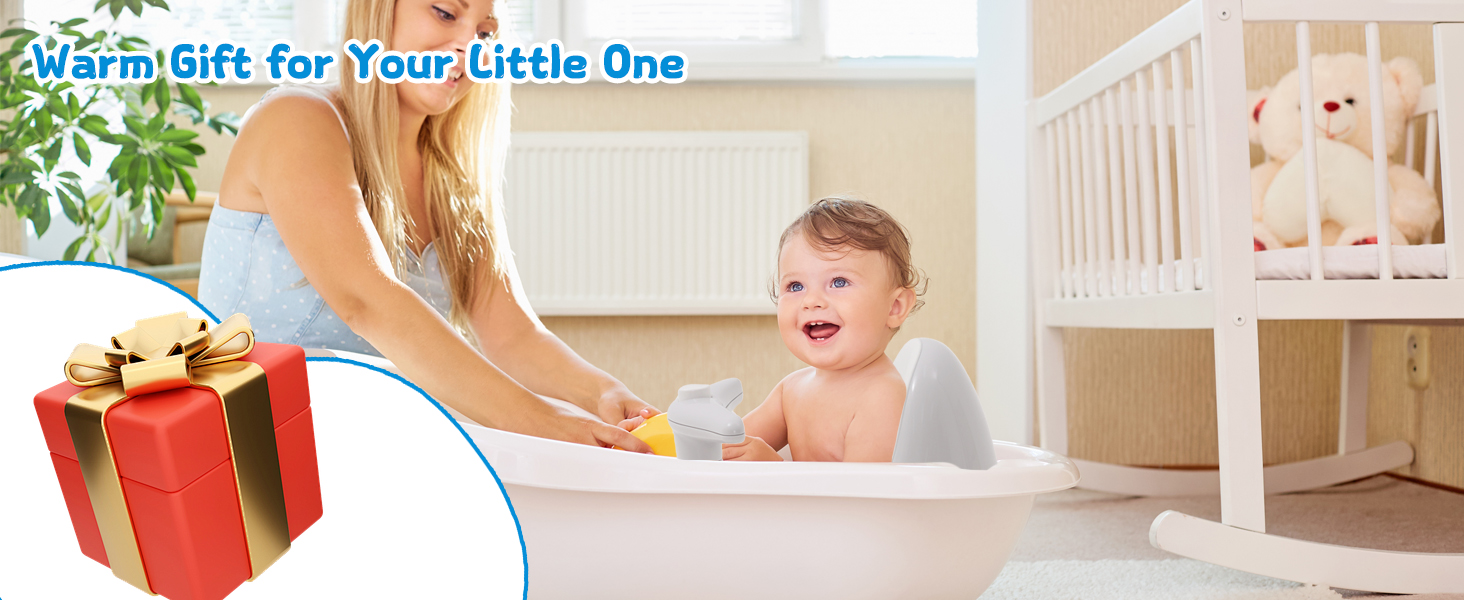 鲸鱼洗澡座椅灰色