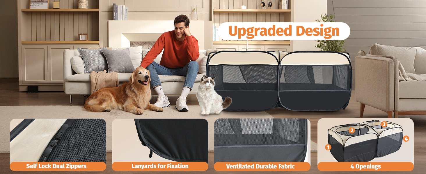 dog playpen indoor cat play pen puppy enclosure