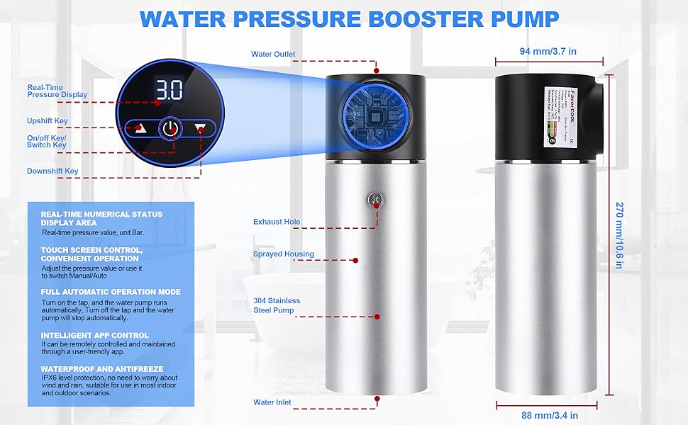 water pressure booster pump for home