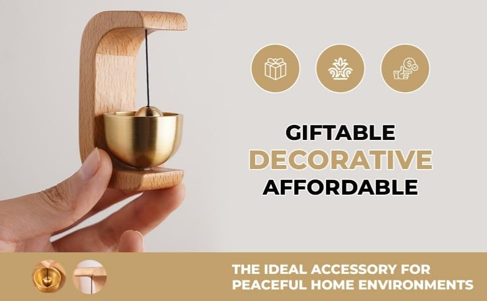 Wooden Magnetic Door Bell Chime