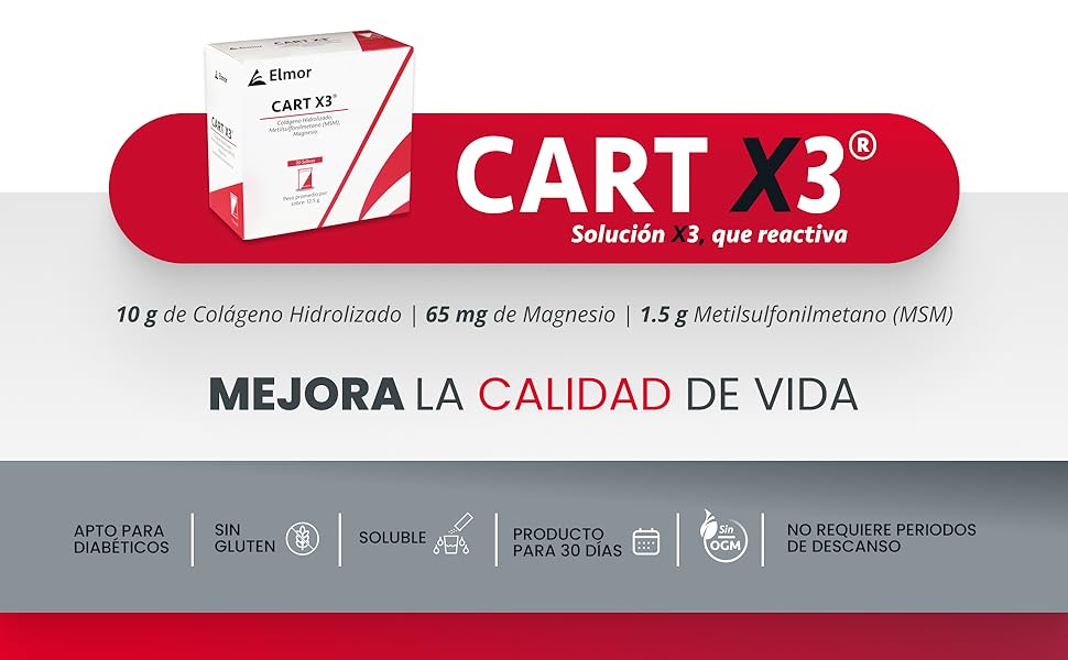 CART X3, COLÁGENO, COLÁGENO HIDROLIZADO