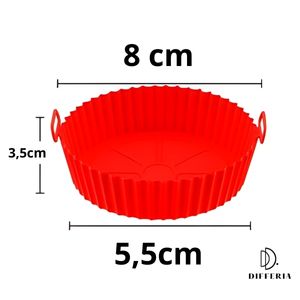 Receitas Airfryer; forminha Airfryer; Kit 6 Formas Airfryer; Silicone Airfryer; tapetinho