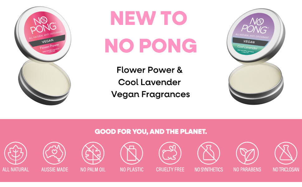 No Pong Original All Natural Deodorant, PlasticFree, ParabenFree, AluminumFree, For Men