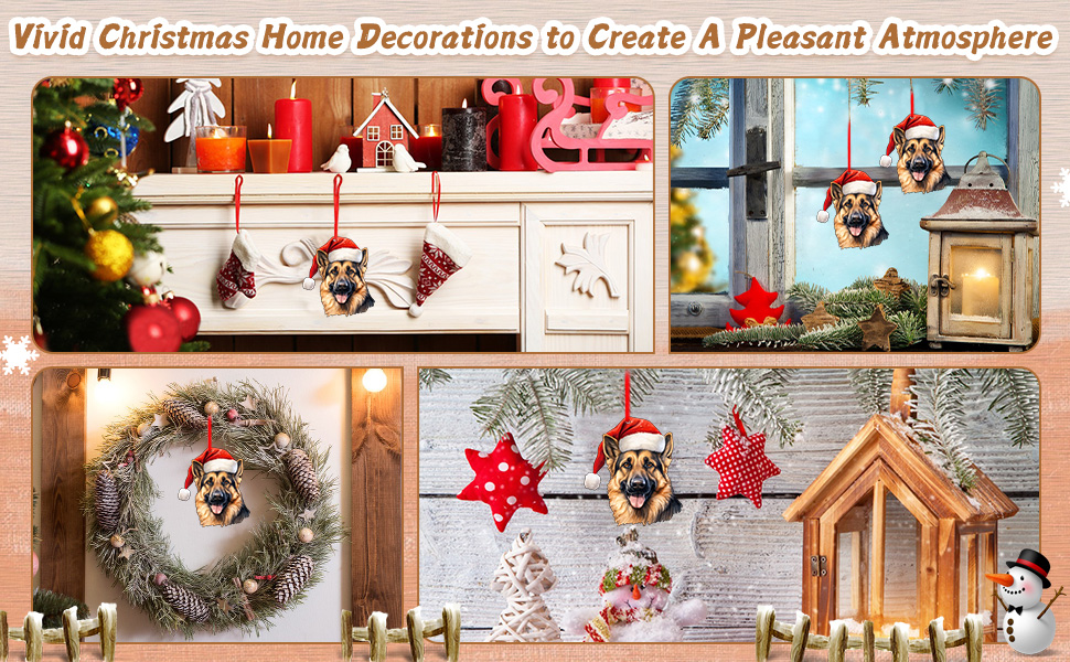 german shepherd gifts for women german shepherd lovers holiday christmas home car office ornament