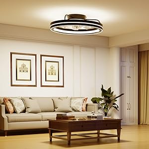 ceiling fans with lights flush mount