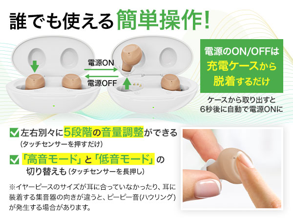 Amazon.co.jp: 集音器 高齢者 しゅうおんき【5段階音量調整