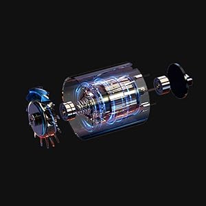 Borstelloze motor met 120.000 rpm