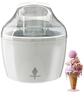Sensio Home Ice Cream Maker Machine - Gelato Sorbet Frozen Yoghurt in 20 Minutes - Detachable Mix...