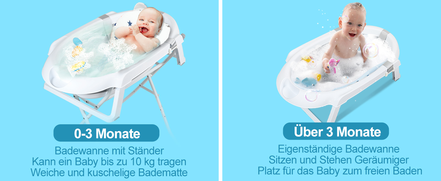 Baby Badewanne mit Gestell