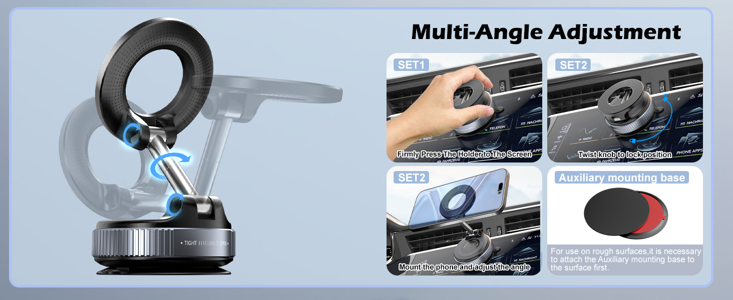 Multi-Angle Adjustment