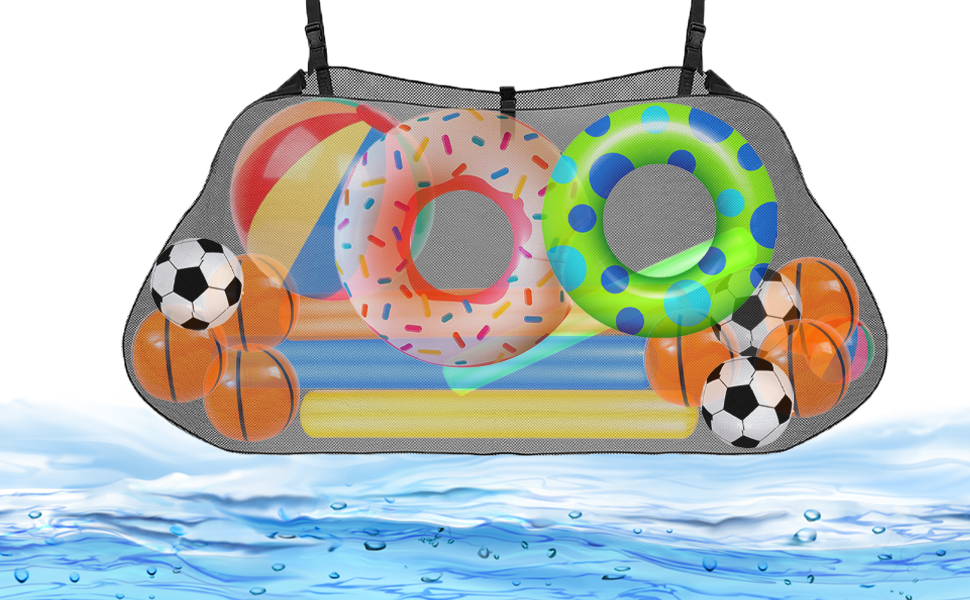 Pool Float Toy storage Mesh Bag, Swimming Pool Float