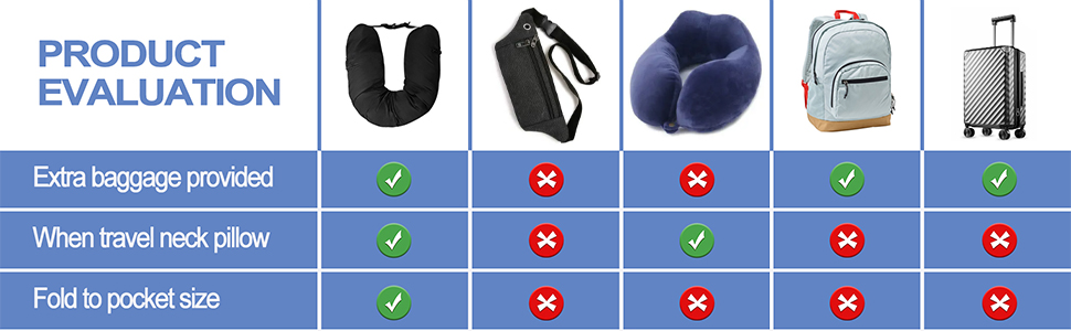 stuffable travel pillow for airplane;travel neck pillow stuffable with clothes