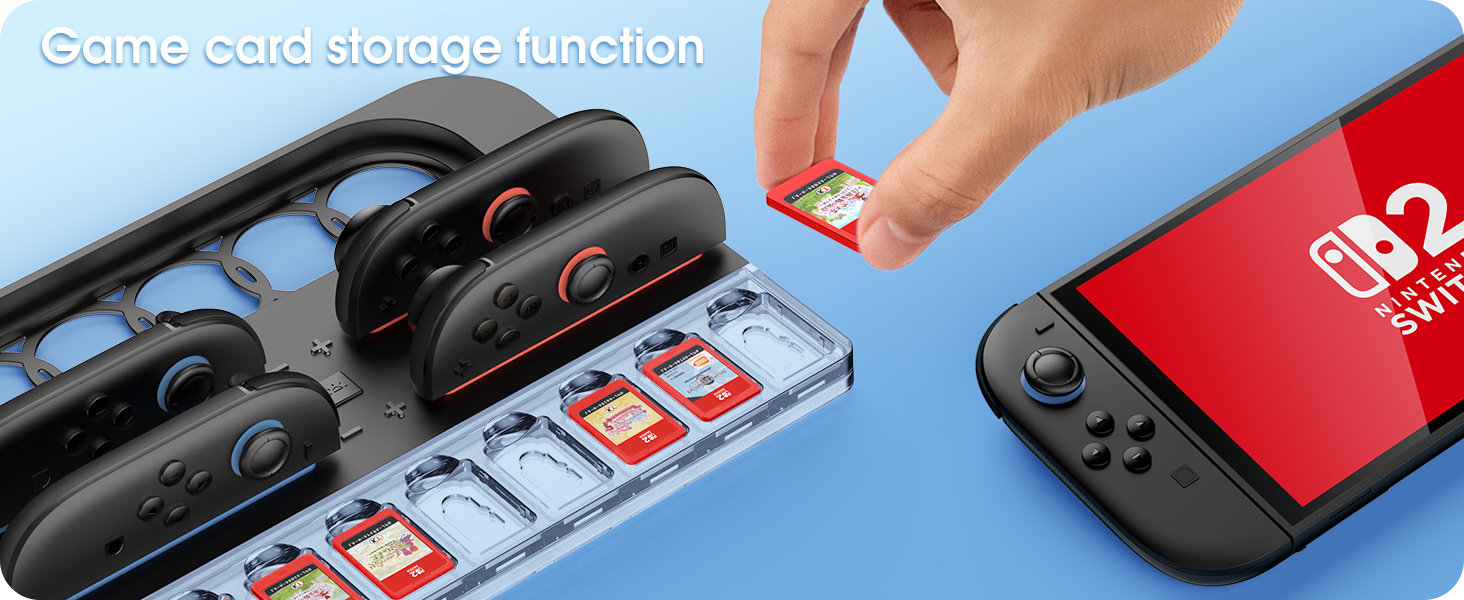 Charging Dock Storage Base for Nintendo Switch 2 JoyCon