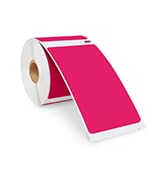 enKo 6-Rolls (1800 Labels) Magenta Compatible for Dymo 30256