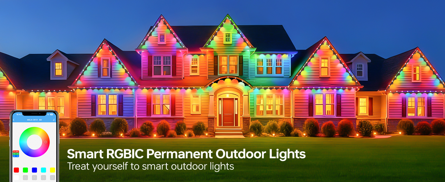 permanent outdoor lights
