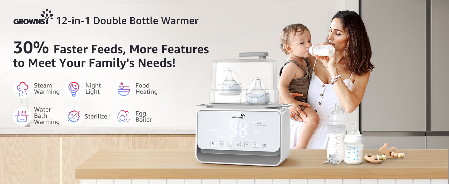 double bottle warmer