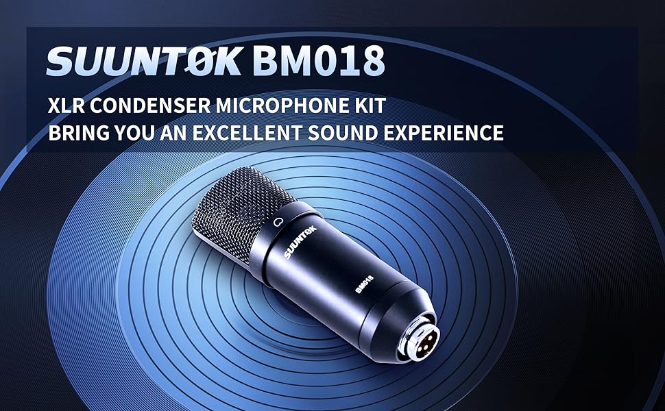 XLR condenser microphone
