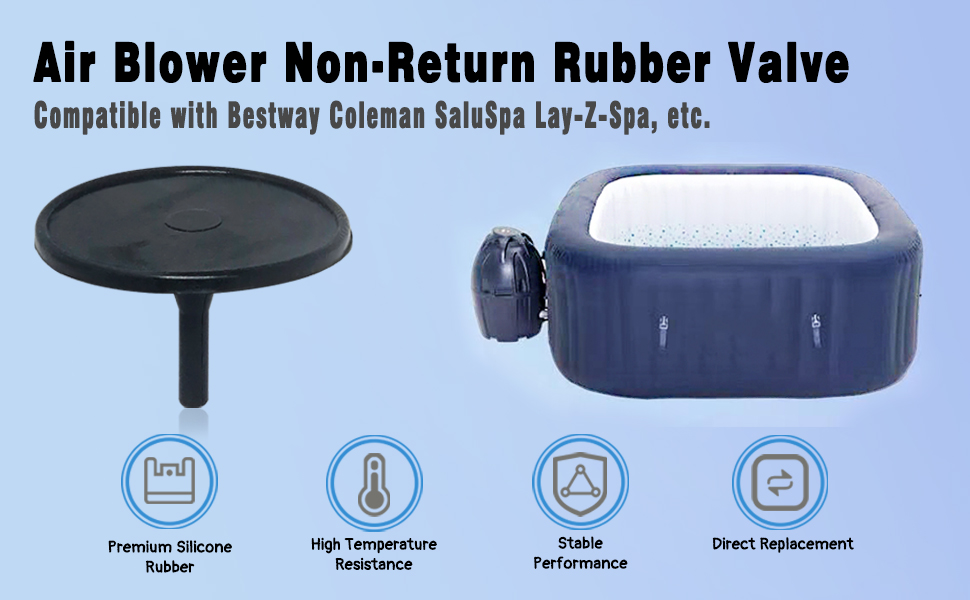 GLEXQLAO Air Blower NonReturn Rubber Valve Compatible with