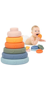 Silicone Stacking Blocks 