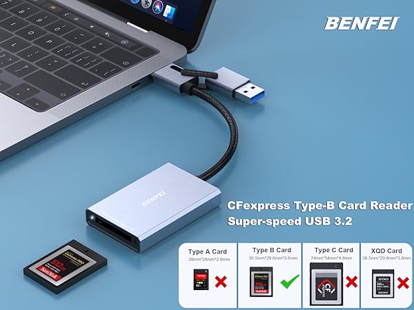 その他 CFexpress type B Card Reader Komodo X CFexpress v4 Type B Card Reader